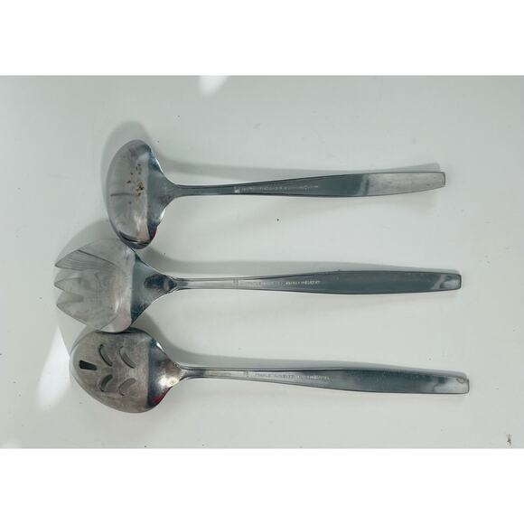 VTG MCM (1970) Granata (Stainless) Serving Set by STANLEY ROBERTS - Picture 2 of 3